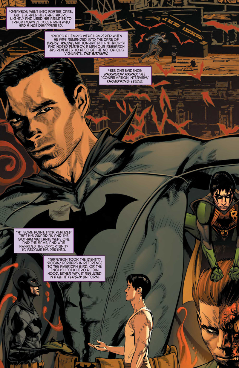 Illustration for article titled Exclusive DC preview: Grayson Annual and Secret Origins offer a double dose of Dick
